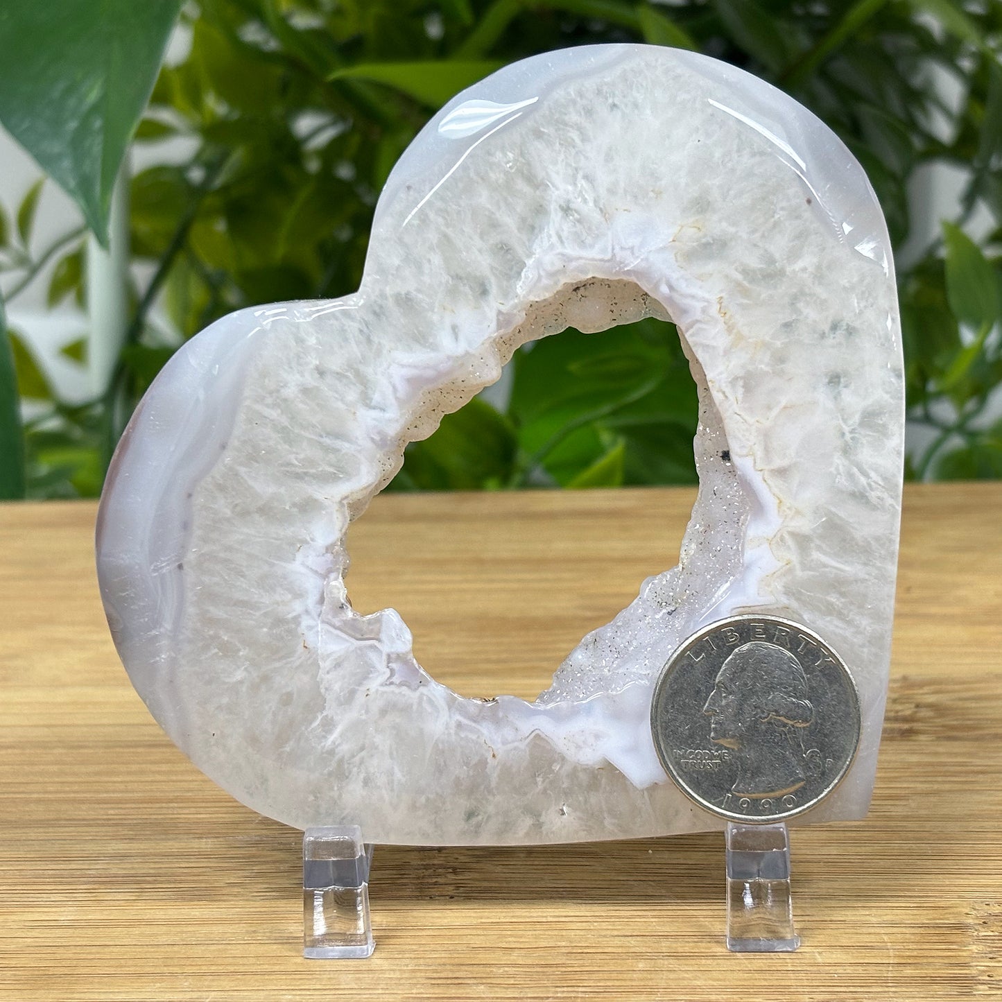 Agate Heart Crystal Gemstone - Gem Avenue