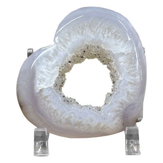 Agate Heart – Love Crystal Gemstone - Gem Avenue