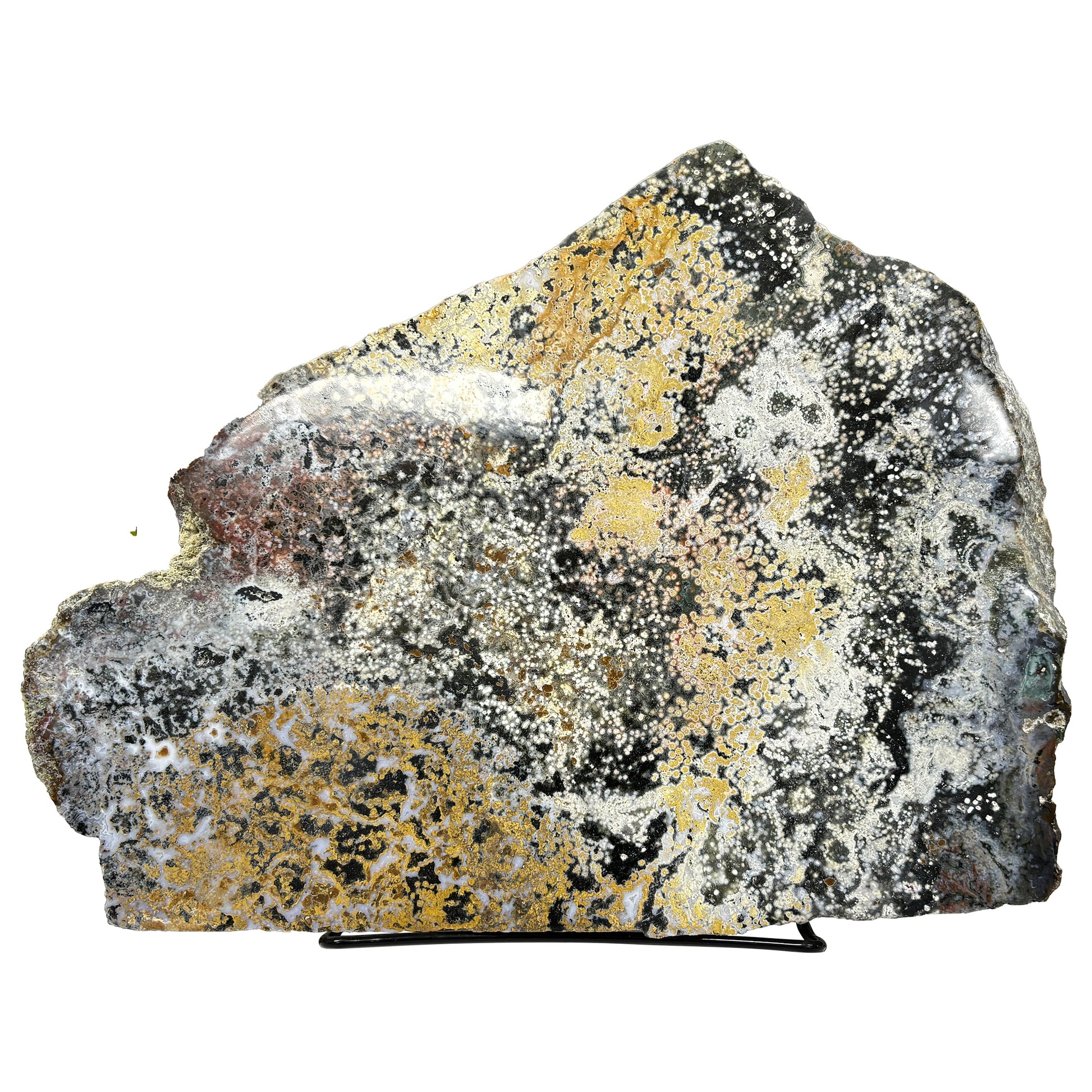 Natural Sea Jasper Crystal Gemstone Slab - Gem Avenue