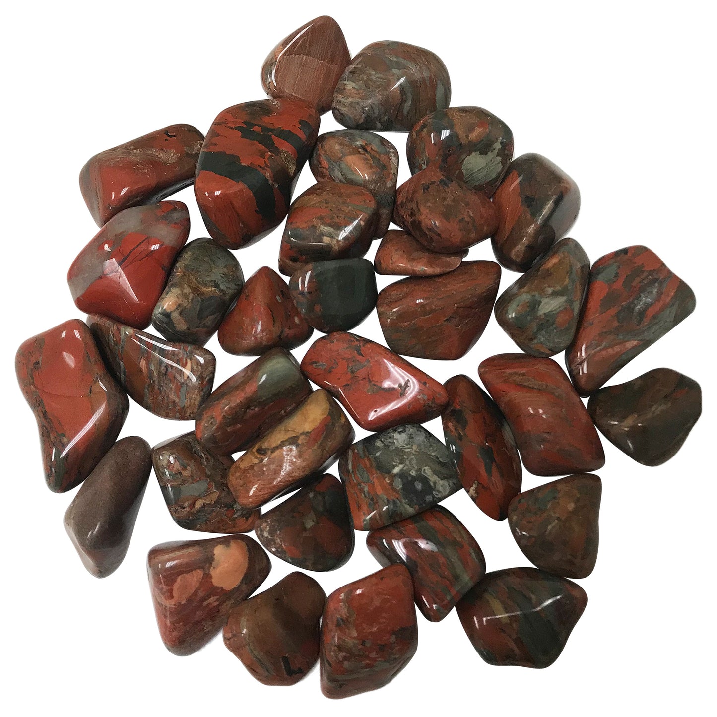 Jasper Tumbled Stone - Gem avenue