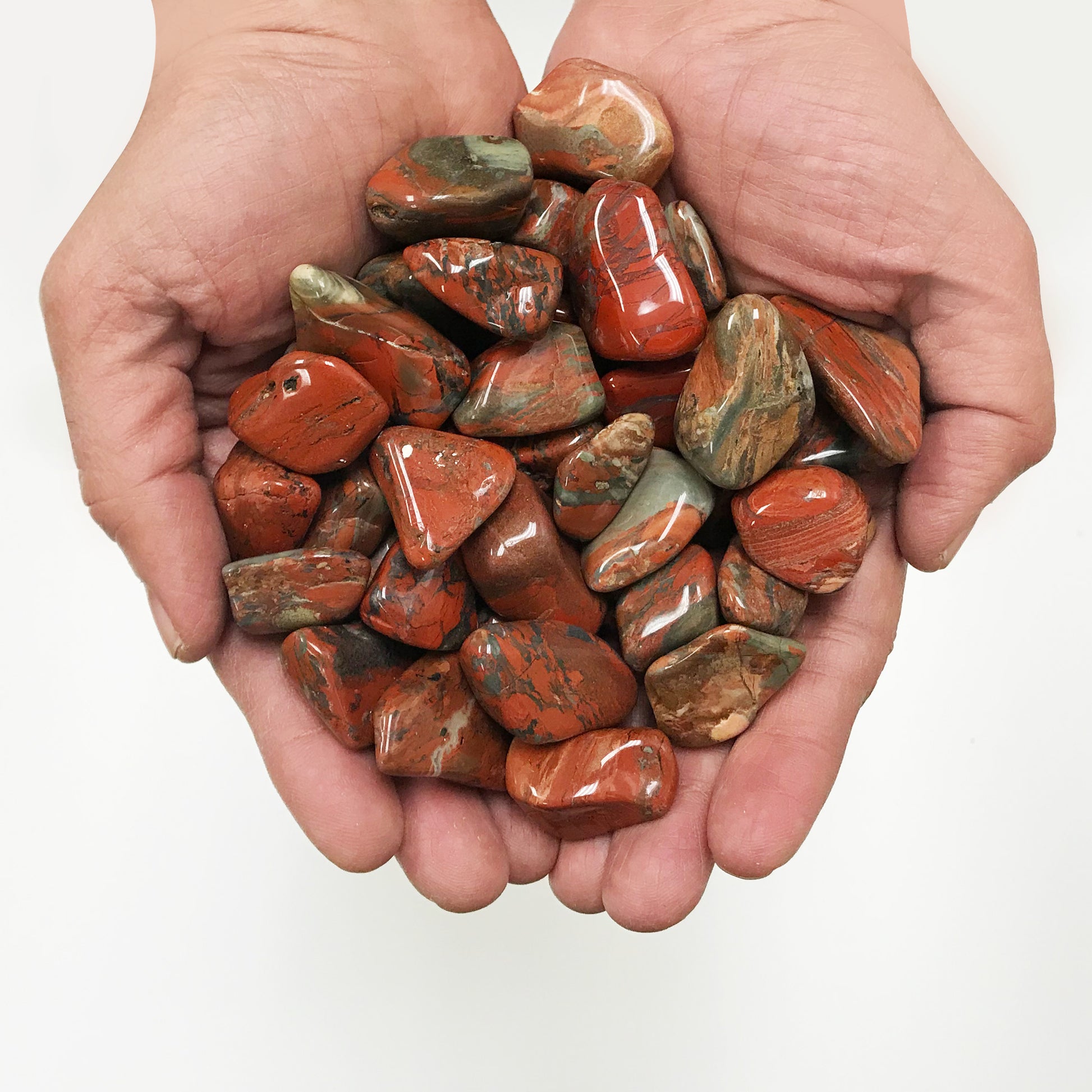 Jasper Tumbled Stone - Gem avenue
