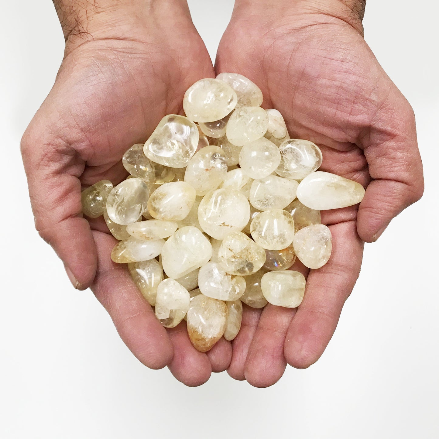 Natural Citrine Tumbled Stone - Gem Avenue