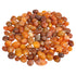 1 lb Polished Carnelian Gemstone Tumbled Stones Healing Crystals Bulk