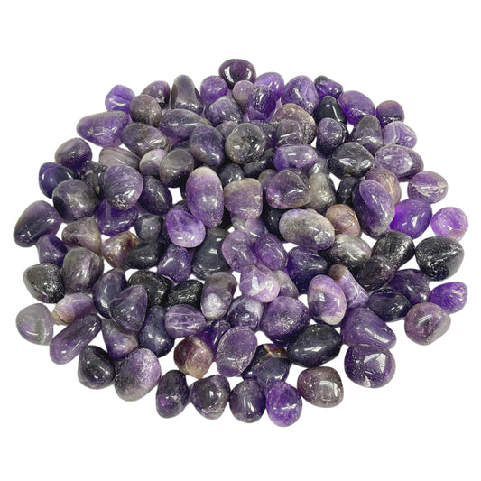 Polished Amethyst Gemstone Tumbled Stone - Gem Avenue