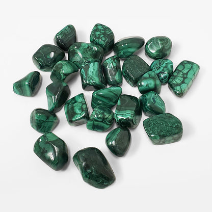 Green Malachite Tumbled Stone Gemstone Crystal - Gem Avenue