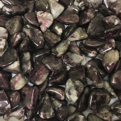 Natural Ruby Tourmaline Tumbled Stone - Gem Avenue