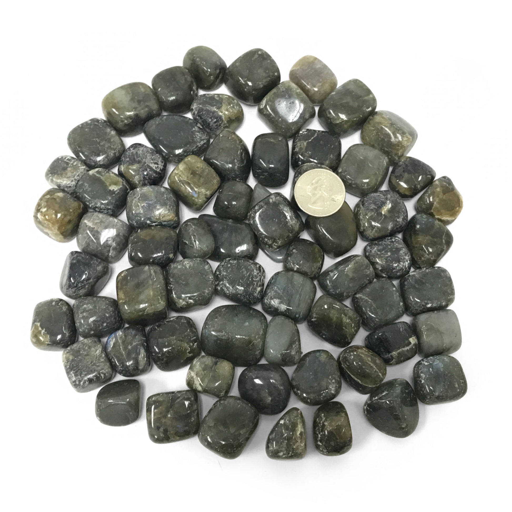 Natural Labradorite Tumbled Stone - Gem Avenue