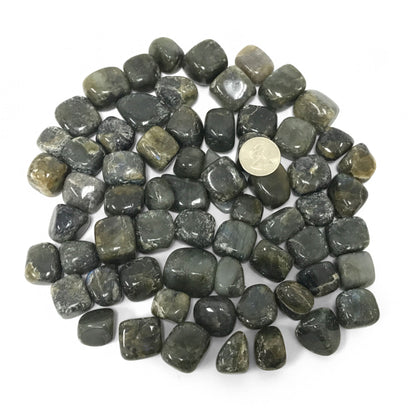 Natural Labradorite Tumbled Stone - Gem Avenue