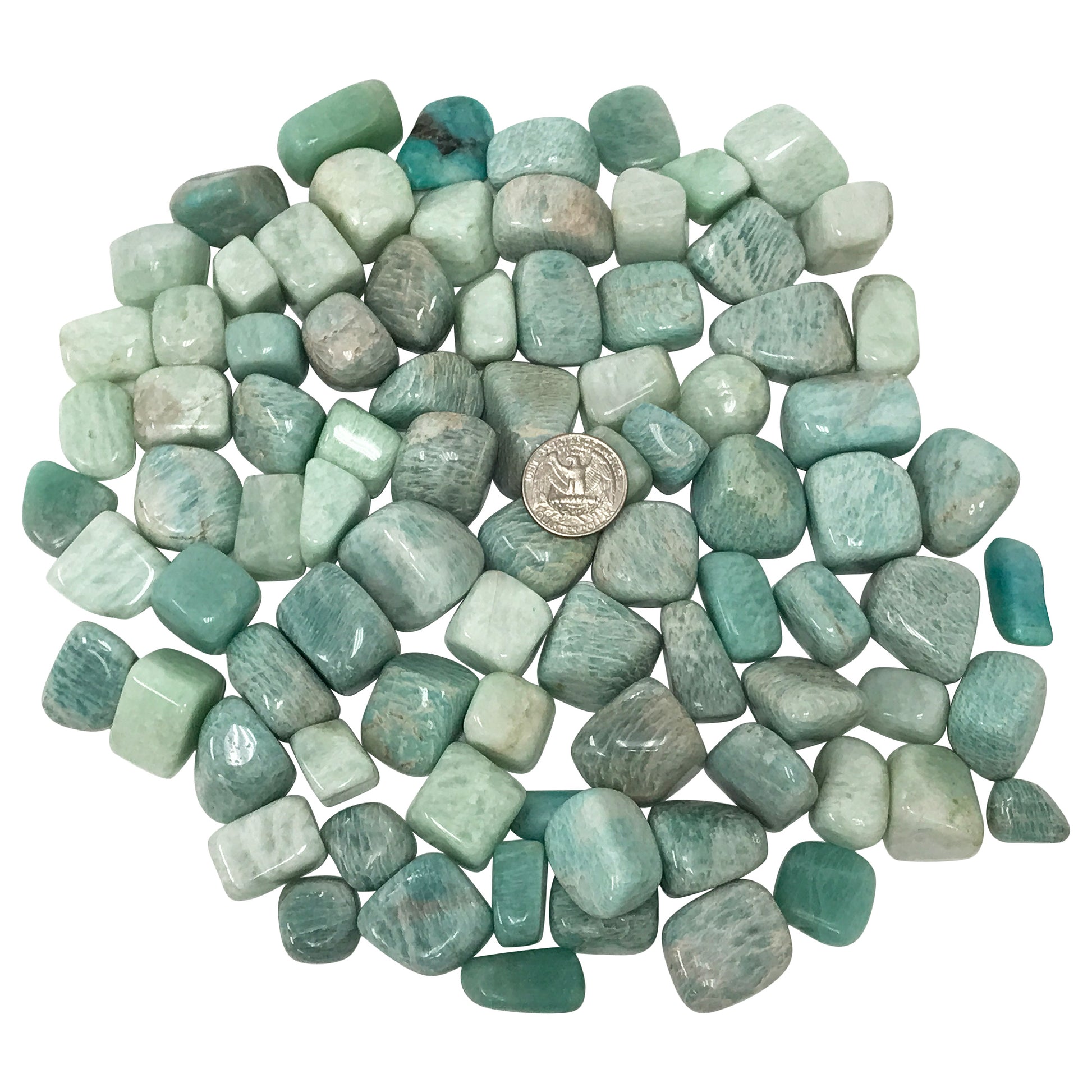 Amazonite Tumbled Stone - Gem Avenue