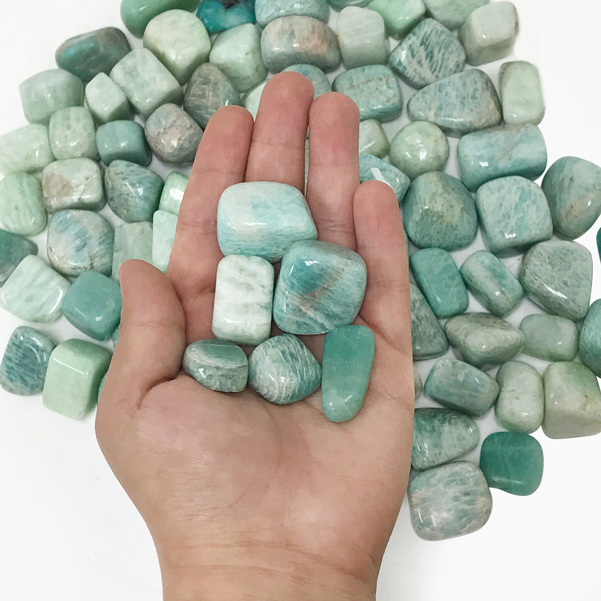 Amazonite Tumbled Stone - Gem Avenue