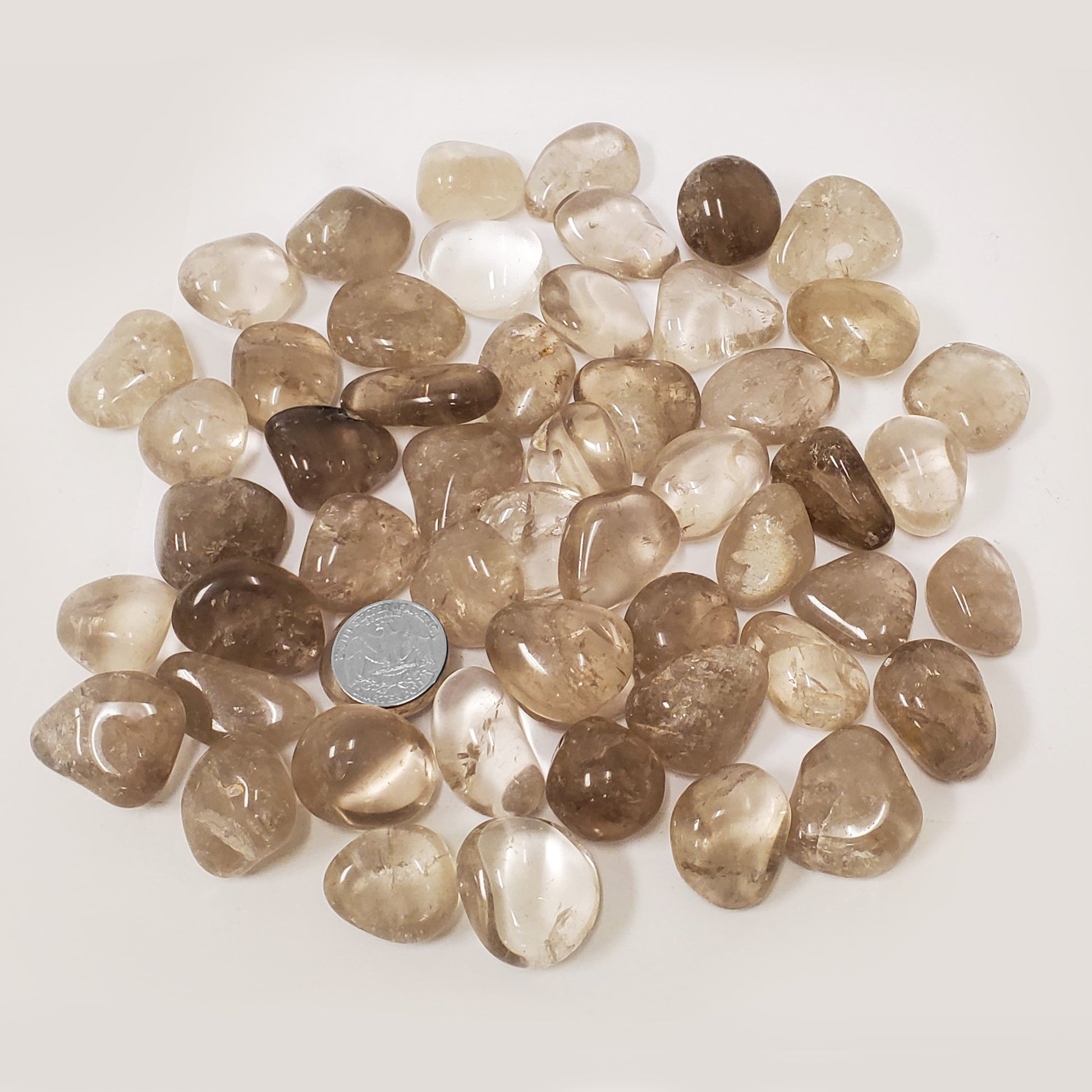 Smoky Quartz Tumbled Stone  Gemstone Crystal - Gem Avenue