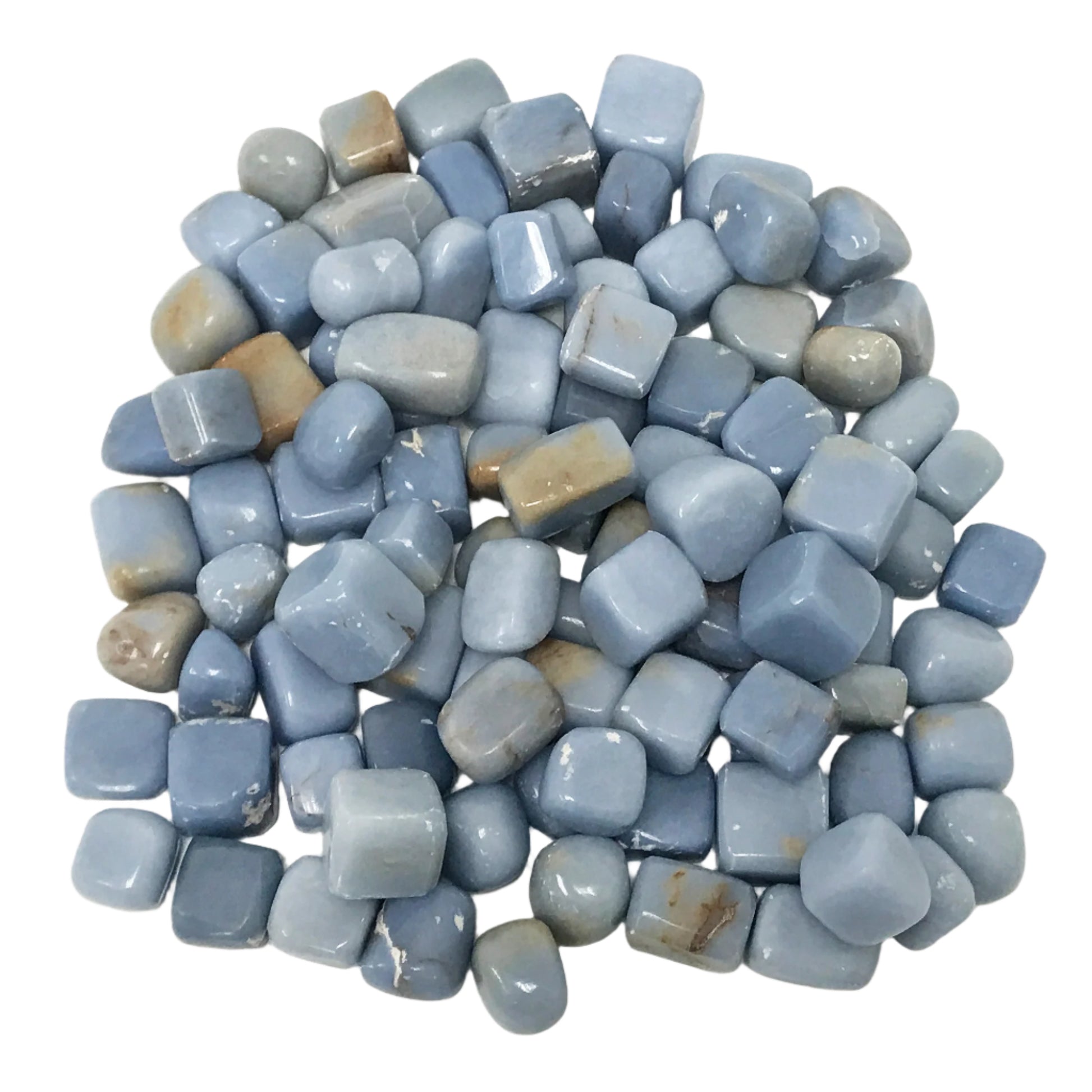 Angelite Tumbled Stone - Gem Avenue