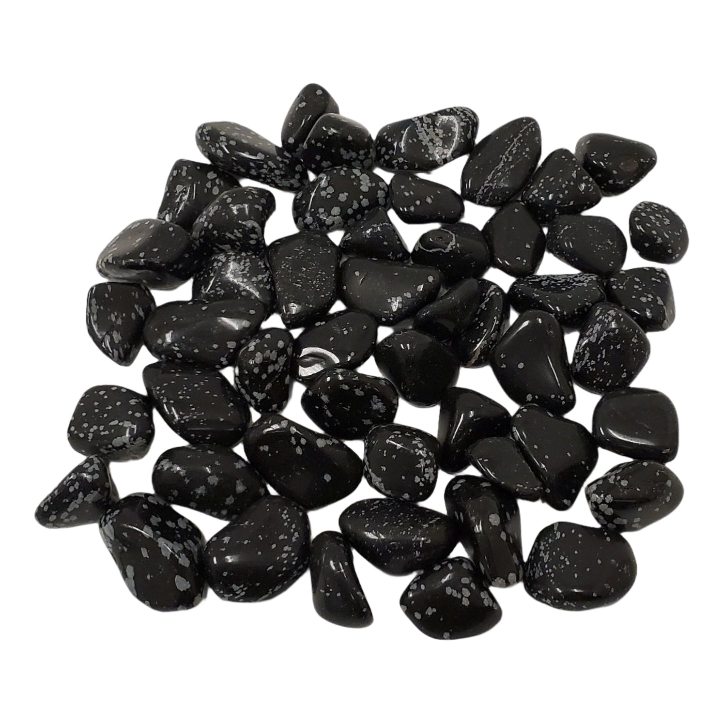Snowflake Obsidian Tumbled Stone Gemstone Crystal - Gem Avenue