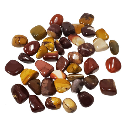 1 lb Natural Polished Mookaite Gemstone Tumbled Stones Healing Crystals Bulk