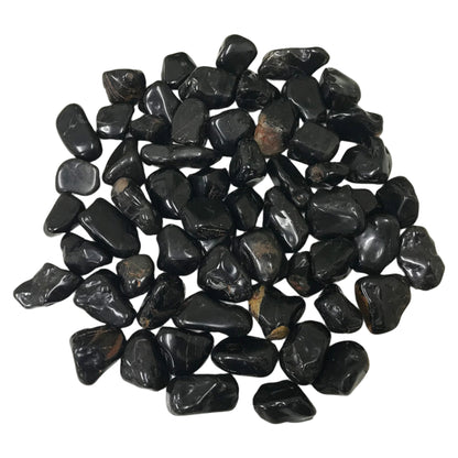 Black Onyx Tumbled Stone - Gem Avenue
