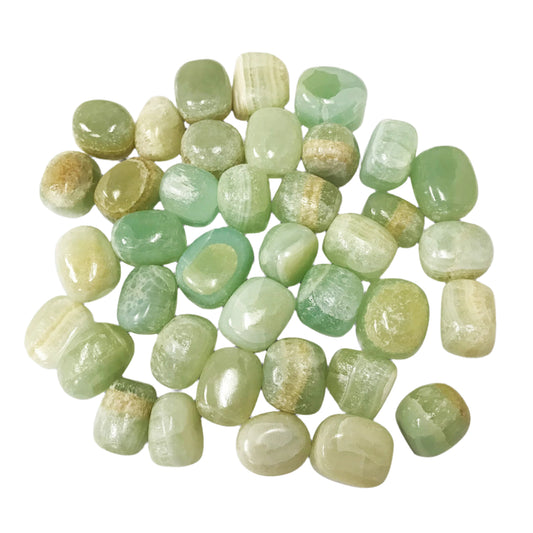 Seafoam Calcite Tumbled Stone - Gem Avenue