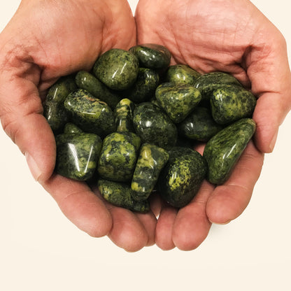 Nephrite Tumbled Stone - Gem Avenue