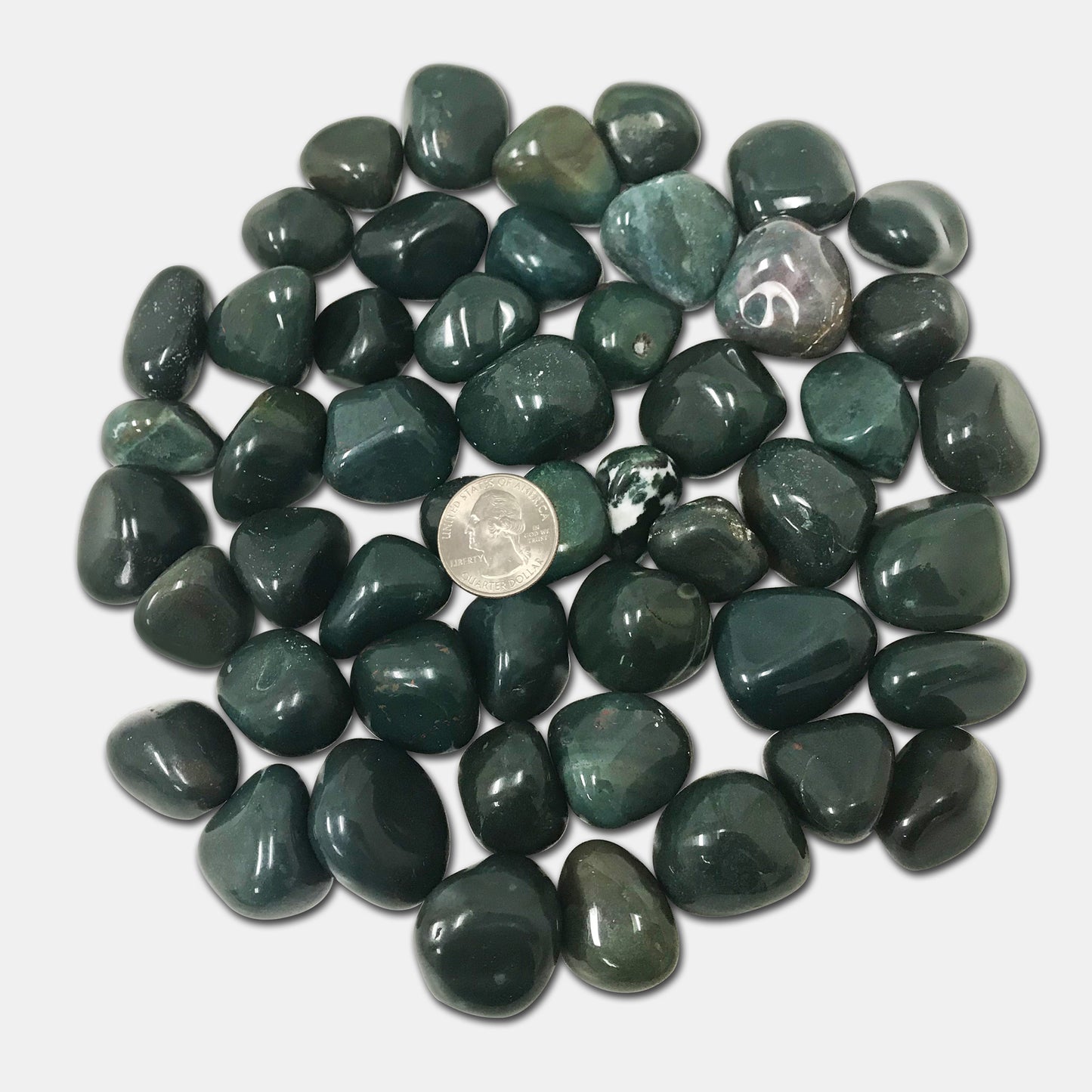 BloodStone Tumbled Stone - Gem Avenue