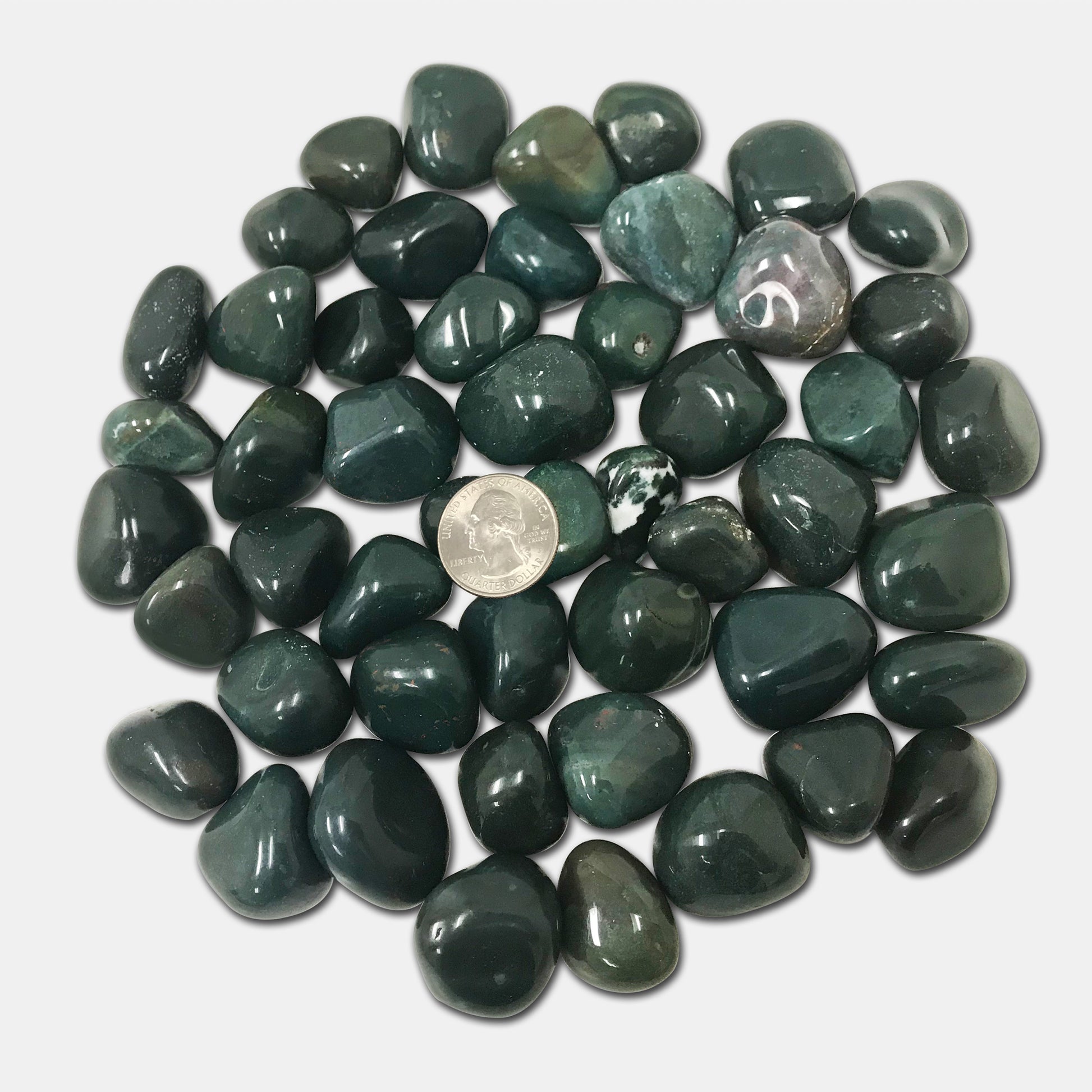 BloodStone Tumbled Stone - Gem Avenue