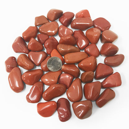 Red Jasper Tumbled Stone - Gem Avenue