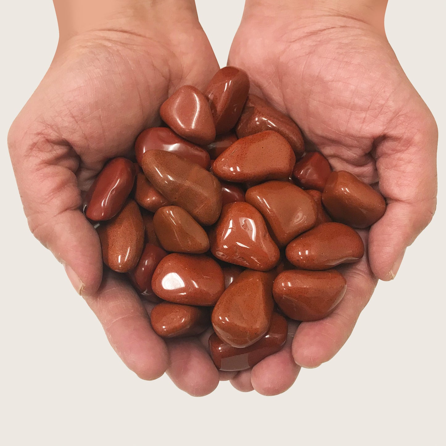 Red Jasper Tumbled Stone - Gem Avenue