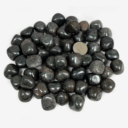 Hematite Tumbled Stone Gemstone Crystal - Gem Avenue