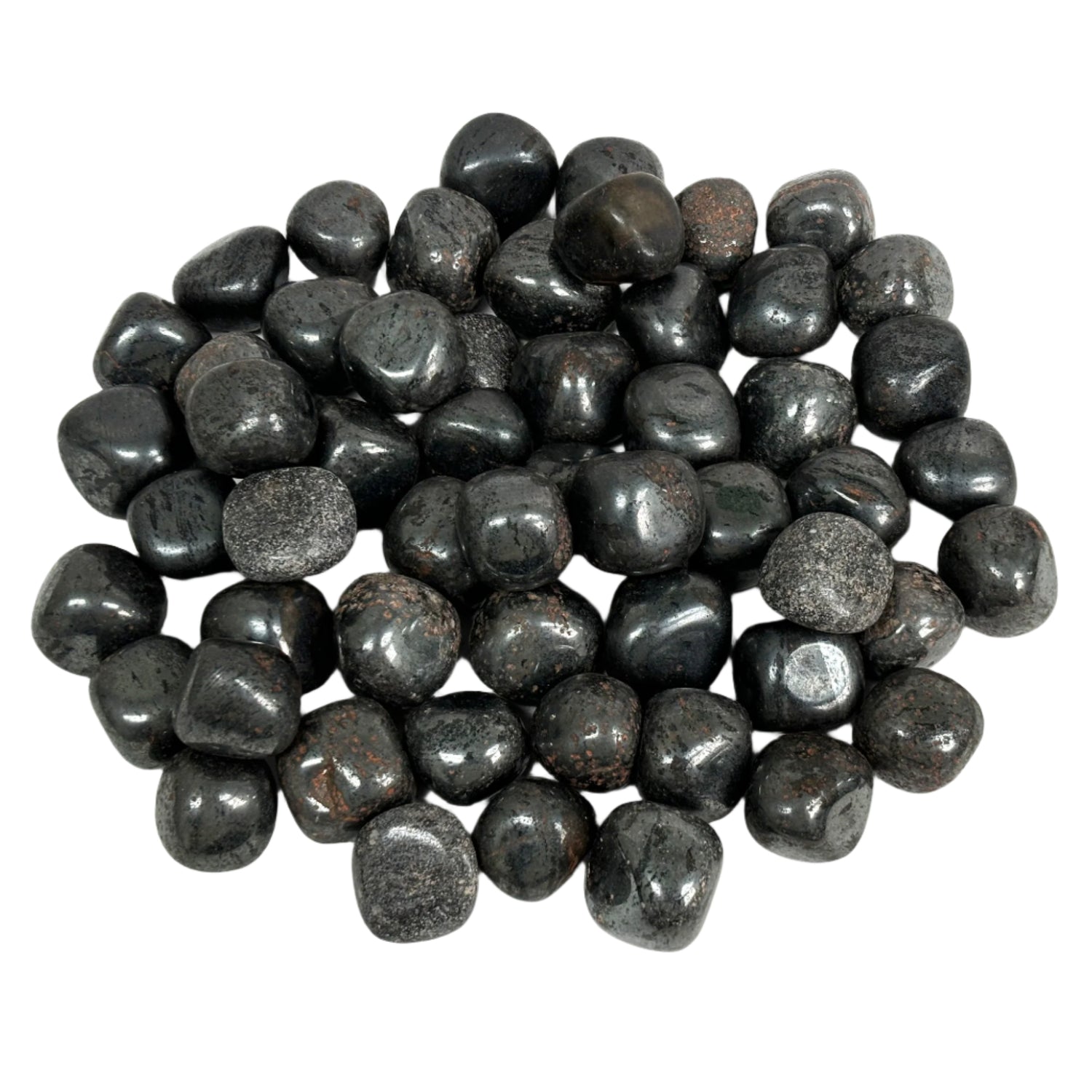 Hematite Tumbled Stone Gemstone Crystal - Gem Avenue