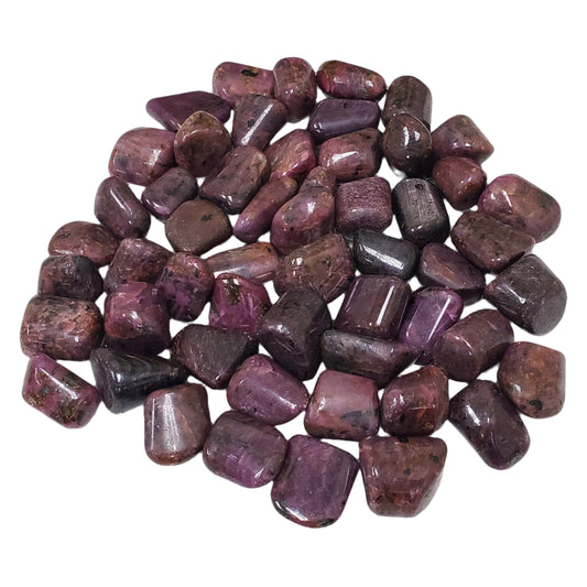 Natural Ruby Tumbled Gemstone Crystals - Gem Avenue