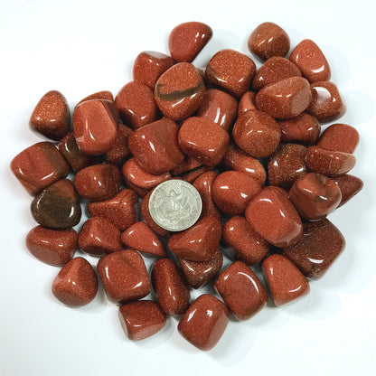 Goldstone Tumbled Stone - Gem Avenue