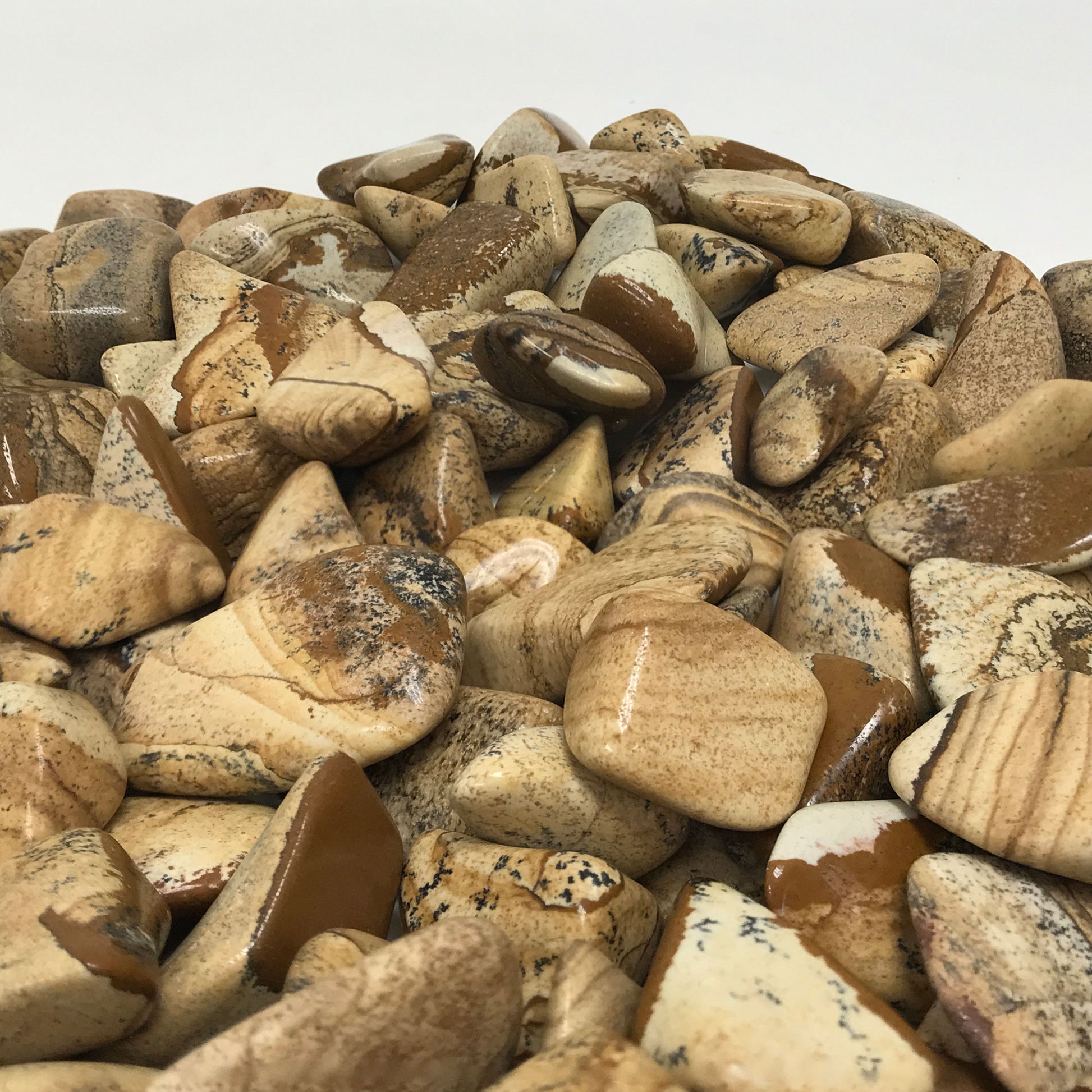 Picture Jasper Tumbled Stone - Gem Avenue