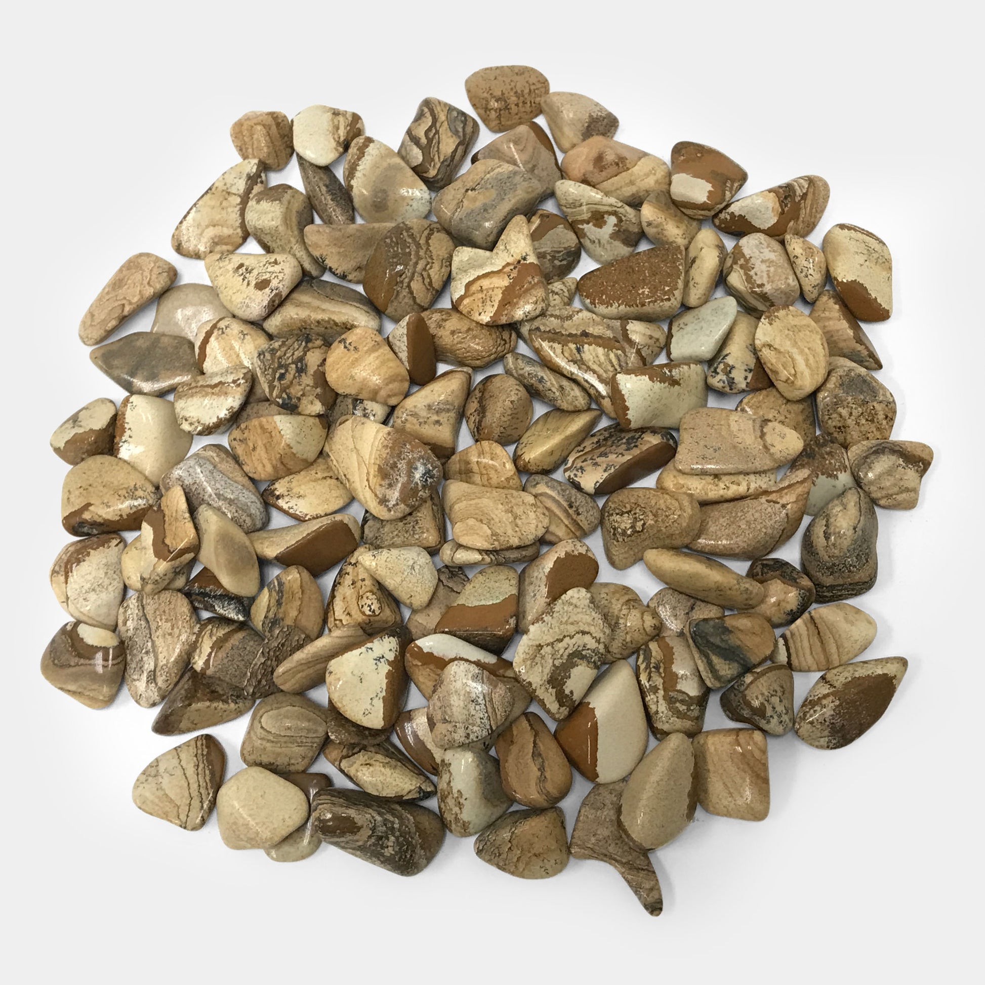 Picture Jasper Tumbled Stone - Gem Avenue