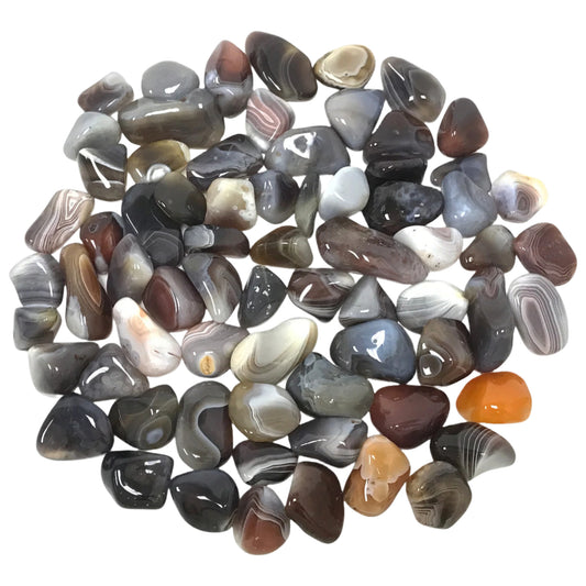 Botswana Agate Tumbled Stone Gemstones Crystal - Gem Avenue