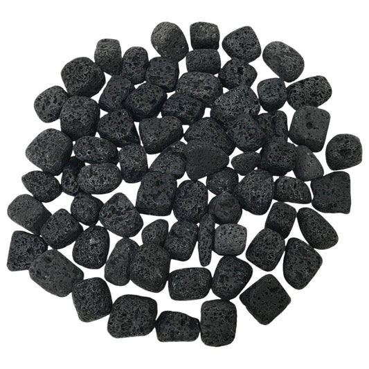 Lavastone Tumbled Stone Gemstone Crystal - Gem Avenue