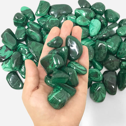 Natural Malachite Tumble Stone - Gem Avenue