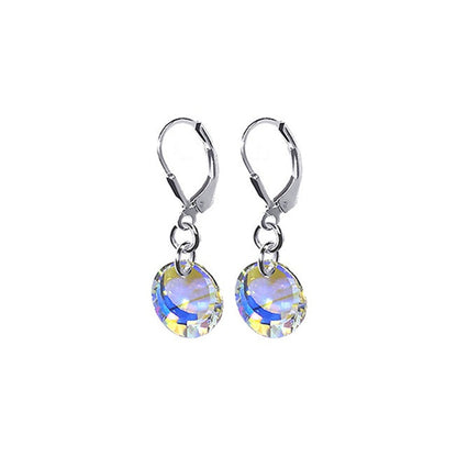 Handmade 925 Sterling Silver Austrian Crystal Earrings