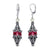 Vintage Style 925 Sterling Silver Drop Earrings with Austrian Crystal