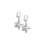 Handmade 925 Sterling Silver Leverback Drop Earrings with Multicolor Austrian Crystals