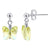 Butterfly Shape Austrian Crystal Post-Back Handmade 925 Sterling Silver Drop Earrings #GEG24