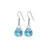 13mm Teardrop Shape Austrian Crystal Handmade 925 Sterling Silver Drop Earrings #GEG25