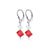 925 Sterling Silver Dangle Earrings with Austrian Crystals