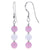 .925 Sterling Silver Earrings with Cat Eye Beads