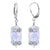 925 Sterling Silver Drop Earrings with Austrian Crystals