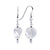 Handmade 925 Sterling Silver Dangle Earrings with Austrian Crystals and French Wire