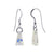 925 Sterling Silver Dangle Earrings with Austrian Crystals