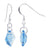 Handmade 925 Sterling Silver Drop Earrings with Cosmic Cut Austrian Crystal