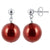 .925 Sterling Silver Faux Pearl Handmade Drop Earrings