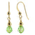 Handmade Drop Earrings with 6mm Multifaceted Round Austrian Crystals and 14k Gold-Filled