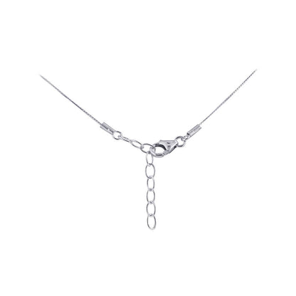 Pink Simulated Austrian Pearl 925 Sterling Silver Necklace - Gem Avenue