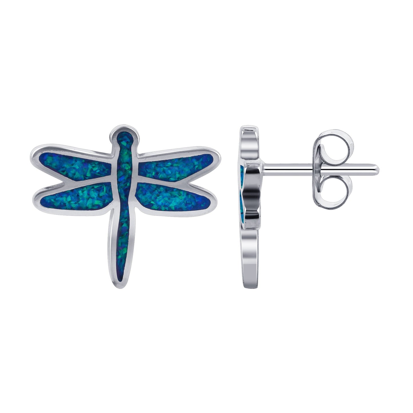 .925 Sterling Silver Southwestern Style Stud Earrings