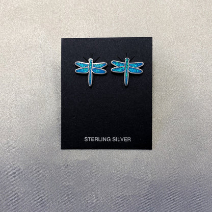 .925 Sterling Silver Southwestern Style Stud Earrings